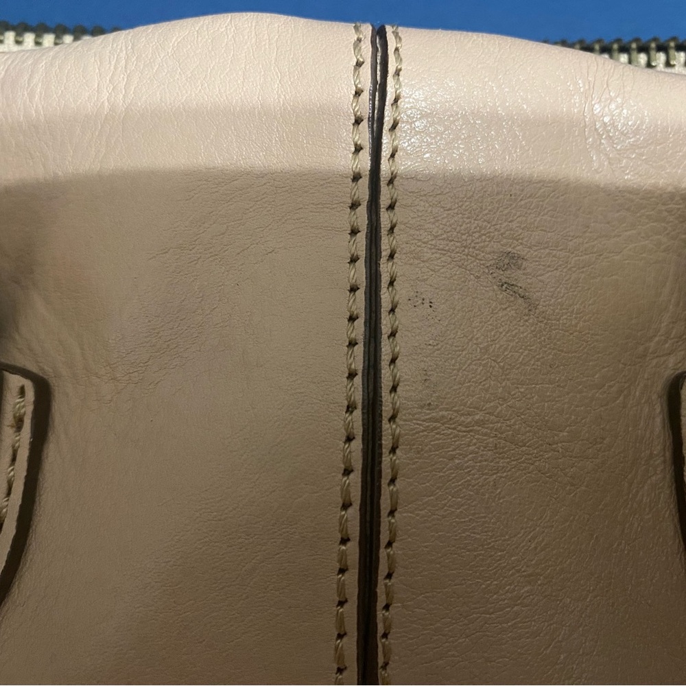 Cole Haan leather satchel. Nude beige. - Picture 6 of 6